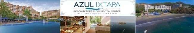 El Azul Ixtapa Beach Resort & Convention Center es un hotel todo incluido que encuentra su principal baza en su amplia variedad de servicios e invita a sus huéspedes a conocer las playas de Ixtapa, ya que se encuentra a tan sólo unos pasos de la costa. 